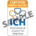 ICH Certification badge sample